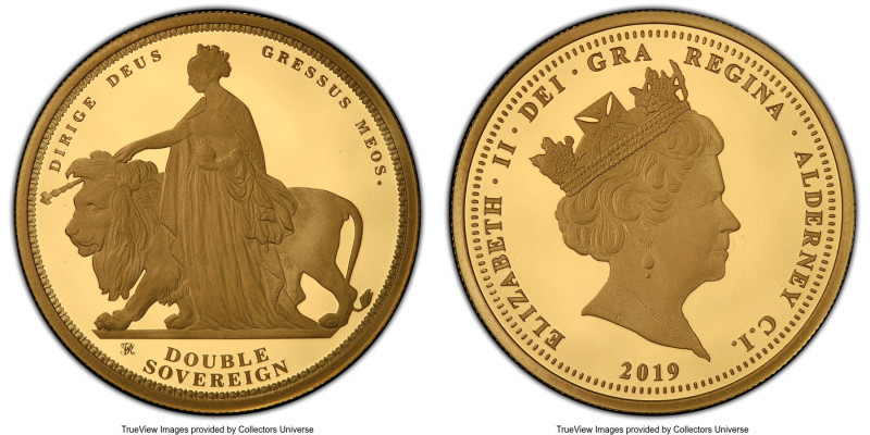 British Dependency. Elizabeth II gold Proof "Una and the Lion" 2 Pounds 2019 PR6...