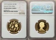 Elizabeth II gold Proof "Year of the Child" 100 Dollars 1979 PR68 Ultra Cameo NGC, KM126. 

HID09801242017

© 2022 Heritage Auctions | All Rights Rese...
