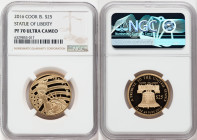 Elizabeth II gold Proof "Statue of Liberty" 25 Dollars 2016 PR70 Ultra Cameo NGC, KM-Unl. 

HID09801242017

© 2022 Heritage Auctions | All Rights Rese...