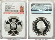 Elizabeth II silver Proof "King George III 200th Anniversary of Death" 5 Pounds 2020 PR70 Ultra Cameo NGC, S-L79. First Releases. Limited Edition Pres...