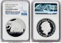 Elizabeth II silver Proof "007 - Shaken Not Stirred" 5 Pounds (2 oz) 2020 PR69 Ultra Cameo NGC, S-JB9. First Releases. The third and final coin issued...