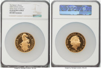Elizabeth II gold Proof "Queens Beasts - White Horse of Hanover" 500 Pounds (5 oz) 2020 PR69 Ultra Cameo NGC, KM-Unl., S-QBCGD8. First Releases. Limit...