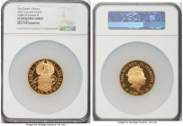 Elizabeth II gold Proof "Queens Beasts - Griffin of Edward III" 500 Pounds (5 oz) 2021 PR69 Ultra Cameo NGC, KM-Unl., S-QBCGD10. First Releases. Limit...