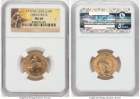 USSR gold Chervonetz (10 Roubles) 1977-(m) MS68 NGC, Moscow mint, KM-Y85. 

HID09801242017

© 2022 Heritage Auctions | All Rights Reserved