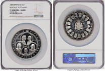 Juan Carlos I Proof "Regional Autonomy" 10000 Pesetas 1989-M PR65 Ultra Cameo NGC, KM841. Accompanied by the case of issue and COA #0009686. 

HID0980...