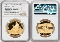 Confederation gold Proof "Rutli Eternal Pact" Unze 1986-AH PR64 Ultra Cameo NGC, Argor mint, KM-XMB9. 

HID09801242017

© 2022 Heritage Auctions | All...