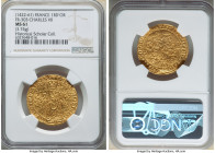 Charles VII (1422-1461) gold Royal d'Or ND (from 1429) MS61 NGC, Orleans mint, Fr-303, Dup-455. 3.74gm. 1st Emission (from 9 October 1429). King with ...