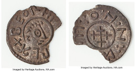 Kings of Mercia. Beornwulf Penny ND (823-825) Chipped NGC (photo-certificate), East Anglia mint, Monna as moneyer, S-929, N-397. 1.13gm. Group II. A c...