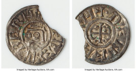 Kings of Mercia. Berhtwulf Penny ND (840-852) Chipped NGC (photo-certificate), London mint (?), Deneheah as moneyer, S-935, N-408. 1.07gm. Portrait ty...