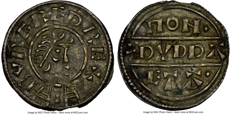 Kings of Mercia. Burgred (852-874) Penny ND (852-855) AU53 NGC, S-938, N-423. 1....