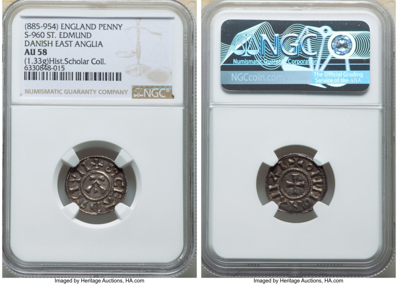 Anglo-Viking - Danish East Anglia. Anonymous St. Edmund Memorial Penny ND (885-9...