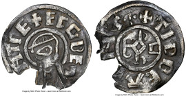 Kings of Wessex. Ecgberht Penny ND (802-839) Chipped NGC (photo-certificate), Canterbury mint, Tidbearht as moneyer, S-1035, N-573. 1.21gm. A coveted ...
