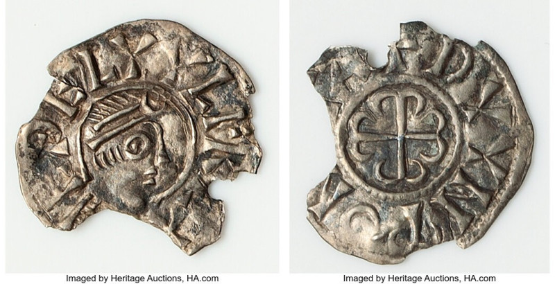 Kings of Wessex. Aethelwulf (839-855) Penny ND (839-c. 843) Chipped NGC (photo-c...