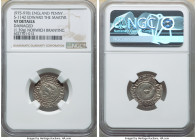 Kings of All England. Edward the Martyr Penny ND (975-978) VF Details (Damaged) NGC, Norwich mint, Branting as moneyer, S-1142. 1.39gm. Bust left / Cr...