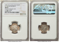 Kings of All England. Aethelred II Penny ND (978-1016) MS63 NGC, York mint, S-1144, N-766. 1.34gm. First Hand type. Diademed bust right, without scept...