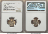 Kings of All England. Cnut (1016-1035) Penny ND (1017-1023) MS65 NGC, Thetford mint, Leofric as moneyer, S-1157. 1.04gm. Quatrefoil type. Crowned bust...