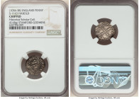 Kings of All England. Harold I (1035-1040) Penny ND (1036-1038) Chipped NGC, Stamford mint, Godwine as moneyer, S-1163, N-802 (R). 0.68gm. +HΛR | LD R...