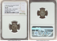 Kings of All England. Edward the Confessor (1042-1066) Penny ND (1044-1046) AU58 NGC, York mint, Ælfwine as moneyer, S-1173, N-816. 0.99gm. Radiate/sm...