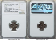 Kings of All England. Edward the Confessor (1042-1066) Penny ND (1048-50) MS63 NGC, London mint, Ælfweald as moneyer, S-1175. 1.08gm. Small flan type....