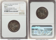 Kings of All England. Edward the Confessor (1042-1066) Penny ND (1053-1056) MS61 NGC, London mint, Leofric as moneyer, S-1179. 1.41gm. Pointed helmet ...