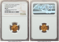 Gangas of Talakad gold Pagoda ND (1100-1327) MS62 NGC, Fr-288. 13mm. 3.88gm. An enchanting Mint State example with traces of red toning. Privately pur...