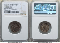 Hiberno-Norse. Phase II Penny ND (1015-1035) UNC Details (Obverse Scratched) NGC, Dublin mint, S-6125. 1.20gm. Long cross type, with name of Sihtric. ...