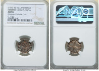 Hiberno-Norse. Phase II Penny ND (1015-1035) AU58 NGC, Dublin mint, S-6125A. 1.23gm. Group F portrait, long cross type, with name of Sihtric. Draped b...