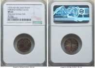 Hiberno-Norse. Phase III Penny ND (1035-1060) MS62 NGC, S-6132. 0.94gm. Long cross and hand type. Bust left / long voided cross central pellet, small ...