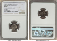 Hiberno-Norse. Phase III Penny ND (1035-1060) AU55 NGC, S-6132. 0.90gm. Long cross and hand type. Bust left / long voided cross, hands in opposite ang...