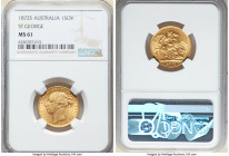 Victoria gold "St. George" Sovereign 1872-S MS61 NGC, Sydney mint, KM7, Marsh-111. AGW 0.2355 oz. 

HID09801242017

© 2022 Heritage Auctions | All Rig...