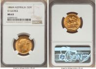 Victoria gold "St. George" Sovereign 1886-M MS63 NGC, Melbourne mint, KM7. 

HID09801242017

© 2022 Heritage Auctions | All Rights Reserved