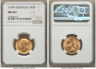 George V gold Sovereign 1918-P MS64+ NGC, Perth mint, KM29, Marsh-257. AGW 0.2355 oz. 

HID09801242017

© 2022 Heritage Auctions | All Rights Reserved...