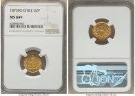 Republic gold 2 Pesos 1875-So MS64+ NGC, Santiago mint, KM143. Mintage: 37,000. AGW 0.0883 oz. 

HID09801242017

© 2022 Heritage Auctions | All Rights...