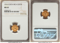 Republic gold 2 Colones 1916-(P) MS65 NGC, Philadelphia mint, KM139. An attainable Gem, with only one MS66 example ranking higher at NGC. 

HID0980124...