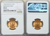 Mihai I gold "Romanian Kings" 20 Lei 1944 MS64 NGC, KM-XM13. 

HID09801242017

© 2022 Heritage Auctions | All Rights Reserved