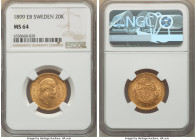 Oscar II gold 20 Kronor 1899-EB MS64 NGC, Stockholm mint, KM748. AGW 0.2593 oz. 

HID09801242017

© 2022 Heritage Auctions | All Rights Reserved
