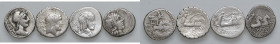Lotto di quattro denari repubblicani, resto di collezione
D-MB