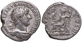 Adriano (117-138) Denario - Busto laureato a d. - R/ Roma seduta a s. - RIC 78 AG (g 3,11)
BB