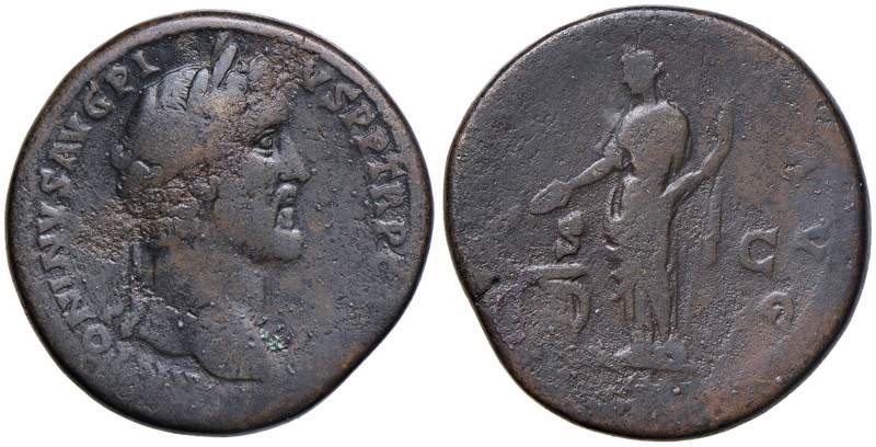 Antonino Pio (138-161) Sesterzio - AE (g 27,70)
MB