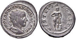 Gordiano III (238-244) Antoniniano - Busto radiato a d. - R/ Ercole stante a d. - RIC 95 AG (g 4,99)
BB+