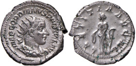 Gordiano III (238-244) Antoniniano - Busto radiato a d. - R/ La Letizia stante a s. - RIC 86 AG (g 4,78)
BB+