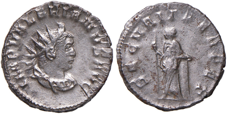Valeriano (253-260) Antoniniano (Mediolanum) Busto radiato a d. - R/ La Sicurezz...