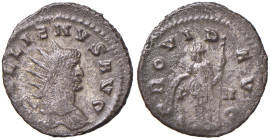 Gallieno (253-268) Antoniniano - Busto radiato a d. - R/ La Provvidenza stante a s. - RIC 538 MI (g 3,78)
BB+
