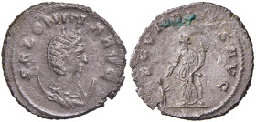 Salonina (moglie di Gallieno) Antoniniano - Busto a d. - R/ La Fecondità stante a s. - RIC 5 MI (g 4,28)
BB+