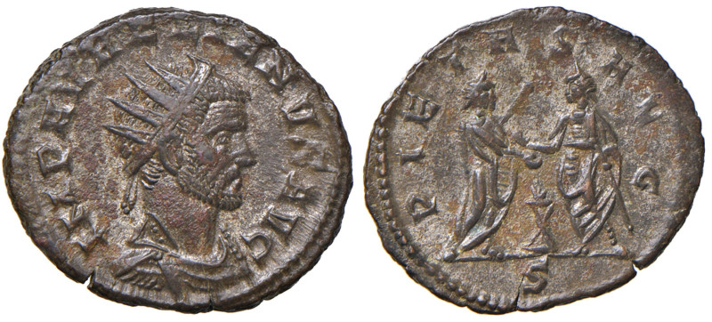 Aureliano (270-275) Antoniniano (Mediolanum) Testa radiata a d. - R/ L’imperator...