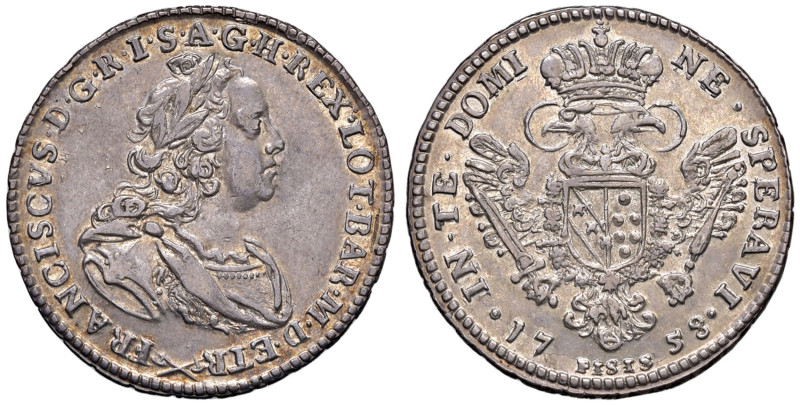 FIRENZE Francesco II (1737-1765) Mezzo francescone 1758 - MIR 365/2 AG (g 13,64)...