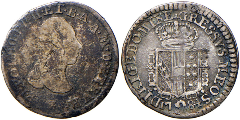 FIRENZE Pietro Leopoldo (1765-1790) Mezzo Paolo 1784 - MIR 391 AG (g 1,22) RR
q...