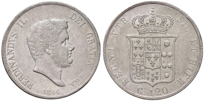 NAPOLI Ferdinando II (1830-1859) Piastra 1846 - Magliocca 554 AG (g 27,50)
qSPL...