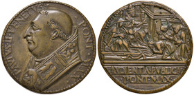 Paolo II (1464-1471) Medaglia - AE (g 36,66 - Ø 38 mm) RR Interventi al bulino
BB