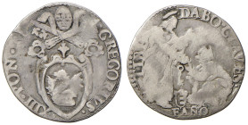 Gregorio XIII (1572-1585) Fano - Giulio - Munt. 382 AG (g 2,62) RR
MB/B